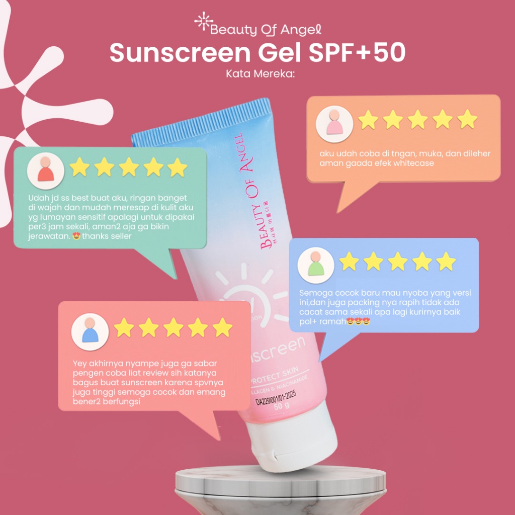 sunscreen gel spf50++ 6